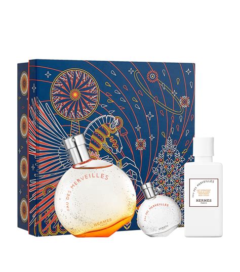 hermes perfume eau des merveilles gift set